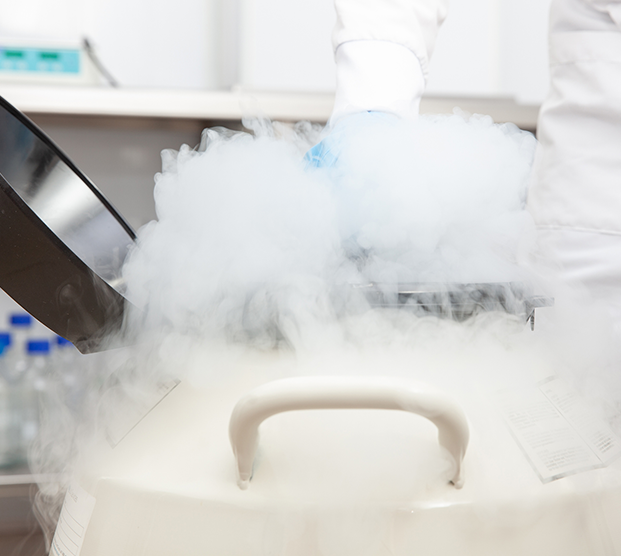 tank of liquid nitrogen